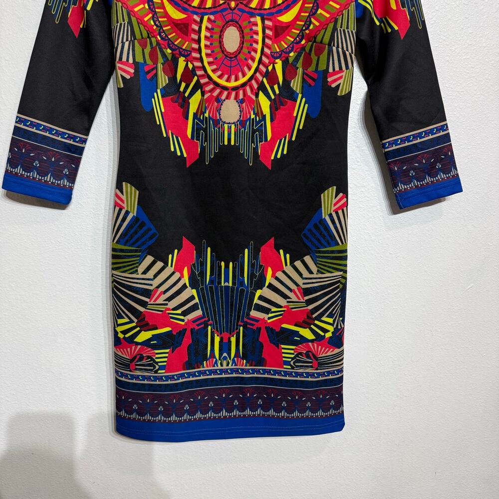 Flying Tomato Black Mini Bodycon Dress Sz M - Picture 4 of 12